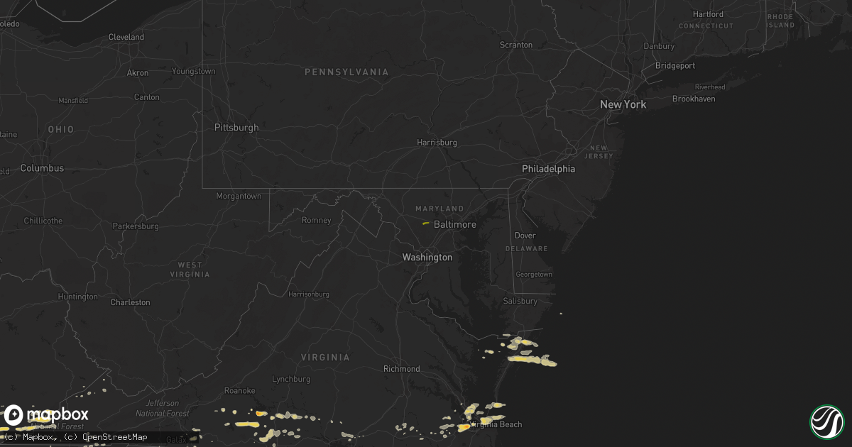 Hail map on May 24, 2011
