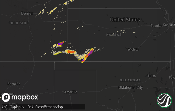 Hail map preview on 05-24-2015