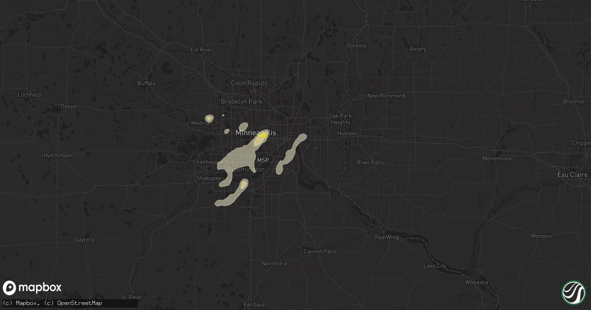 Hail map in South Saint Paul, MN on May 24, 2018
