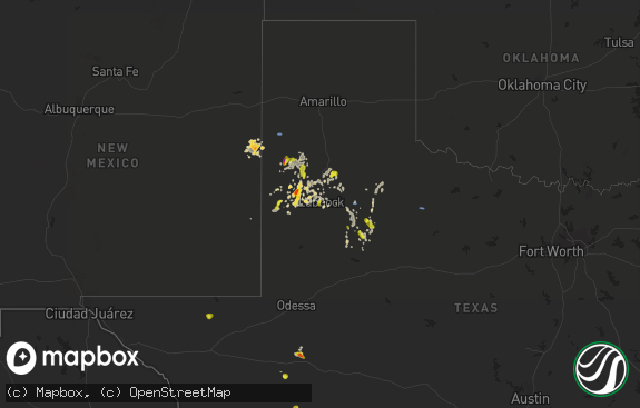 Hail map preview on 05-24-2021