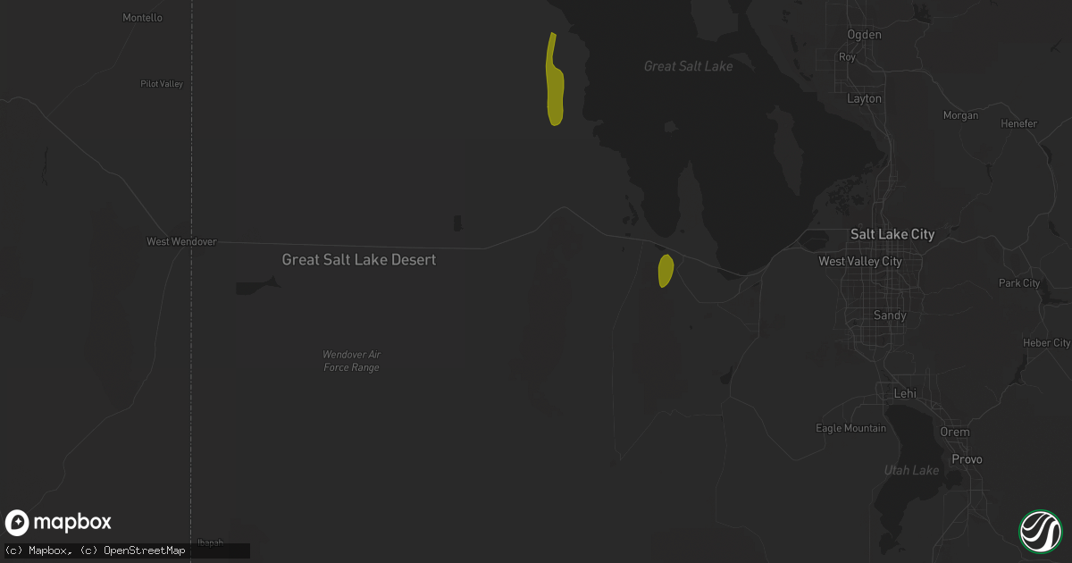 Hail map in Grantsville, UT on May 24, 2023