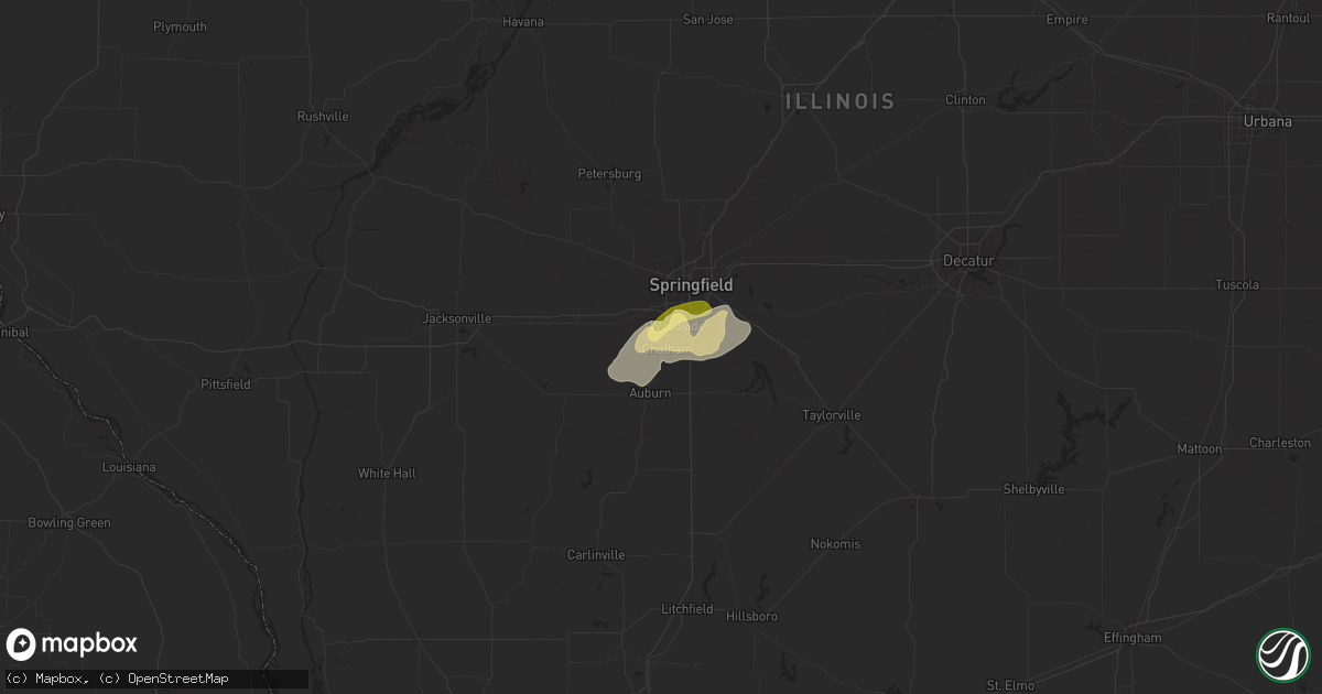 Hail Map in Chatham, IL on May 24, 2024 - HailTrace