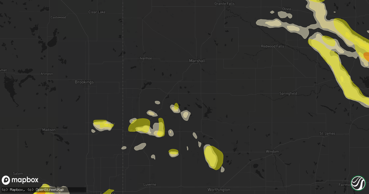 Hail map in Balaton, MN on May 24, 2026