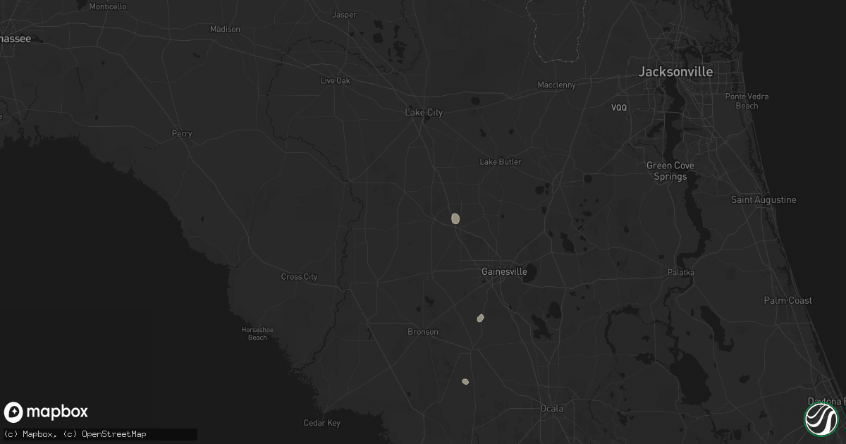 Hail map in High Springs, FL on May 24, 2026
