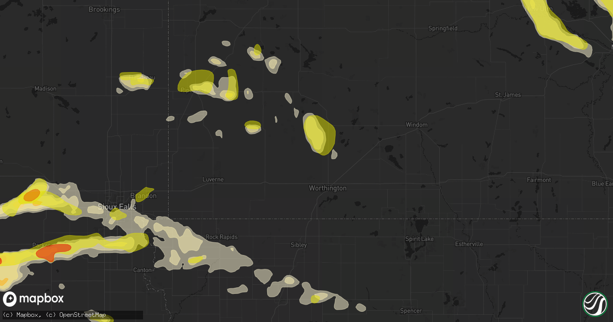 Hail map in Reading, MN on May 24, 2026