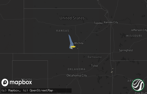 Hail map preview on 05-25-2025