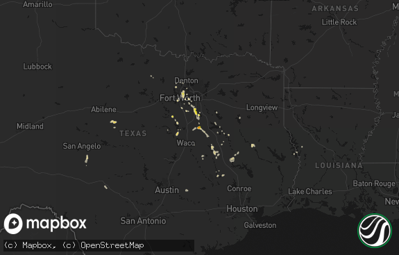 Hail map preview on 05-25-2026