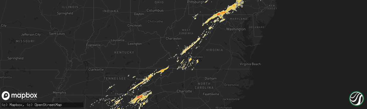 Hail map in Alabama on May 26, 2011