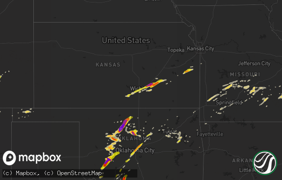 Hail map preview on 05-26-2015