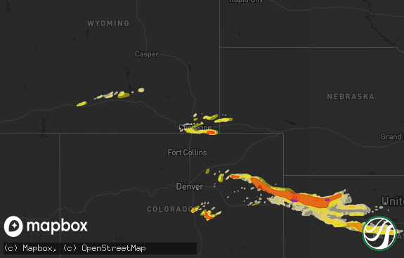 Hail map preview on 05-26-2017