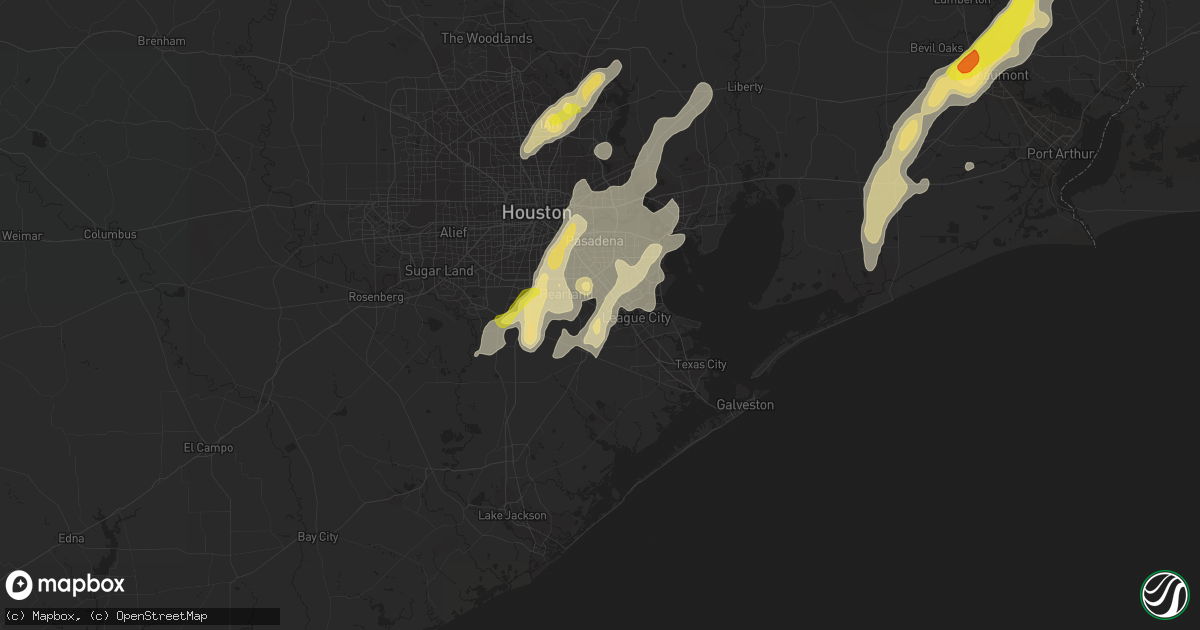 Hail map in Friendswood, TX on May 26, 2018