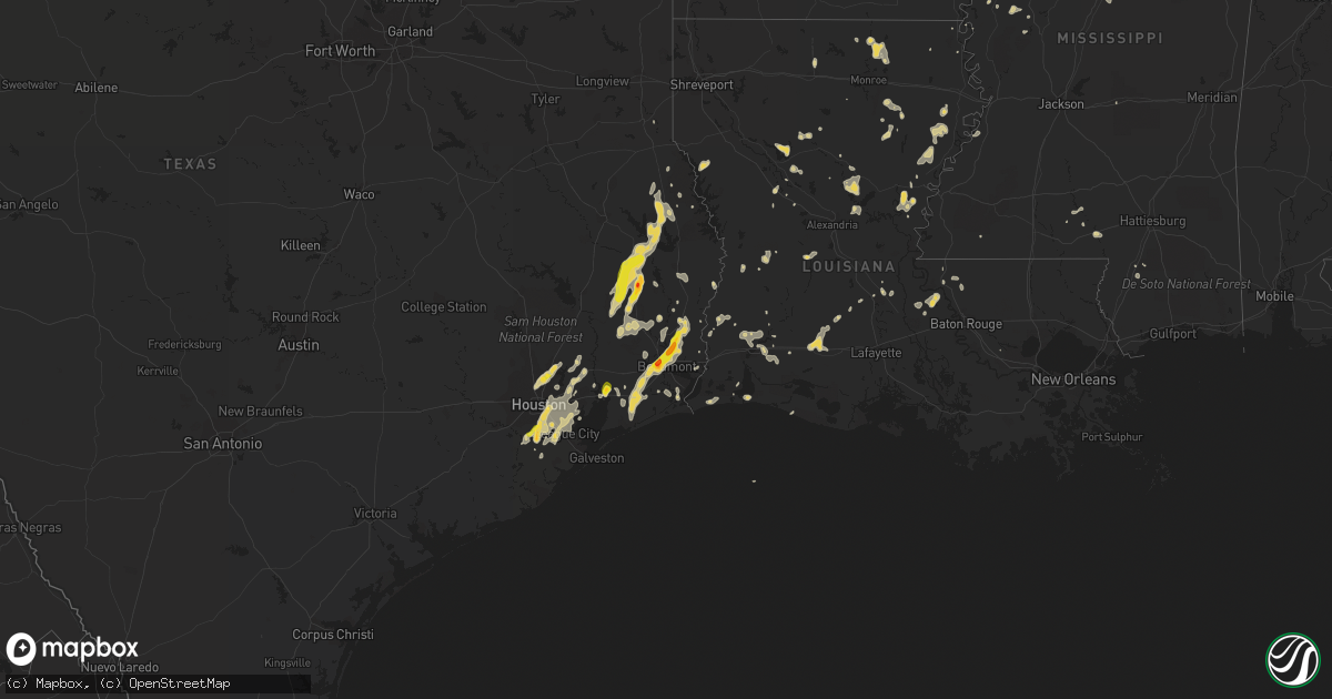 Hail map on May 26, 2018