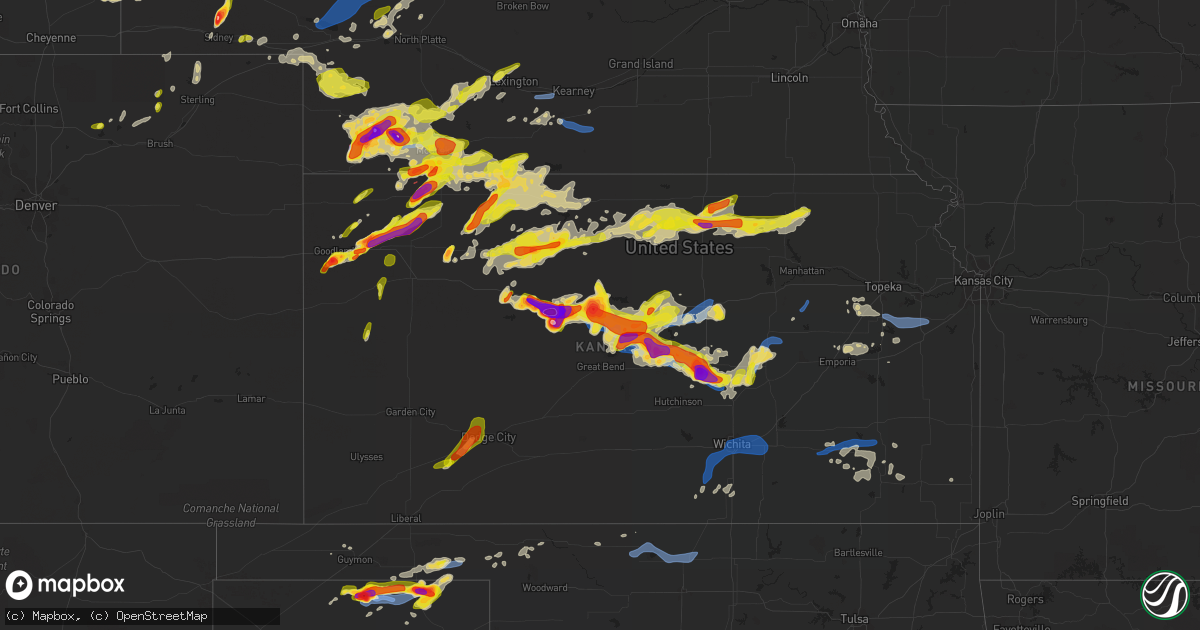 Hail map on May 26, 2021