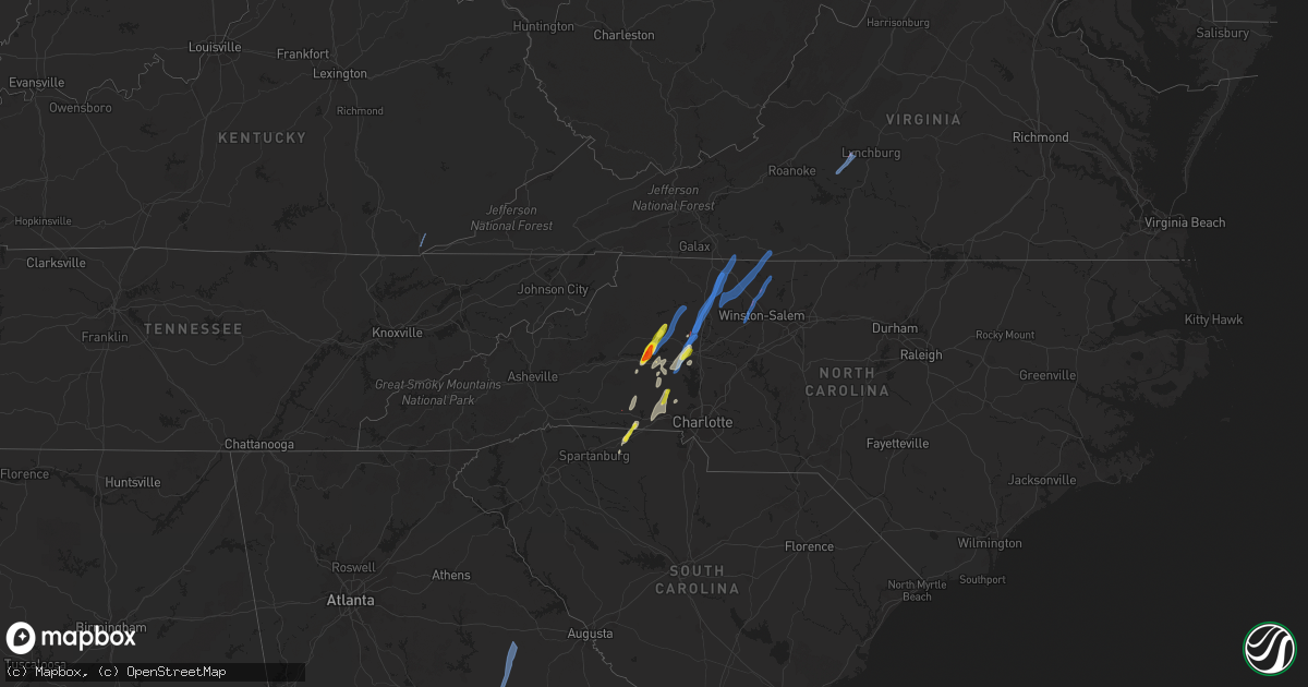 Hail map on May 26, 2022