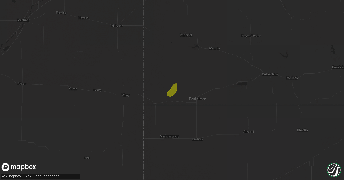 Hail map in San Jon, NM on May 26, 2023
