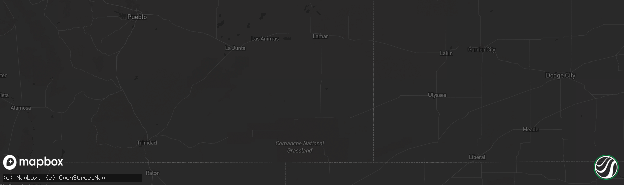 Hail map in Tucumcari, NM on May 26, 2023