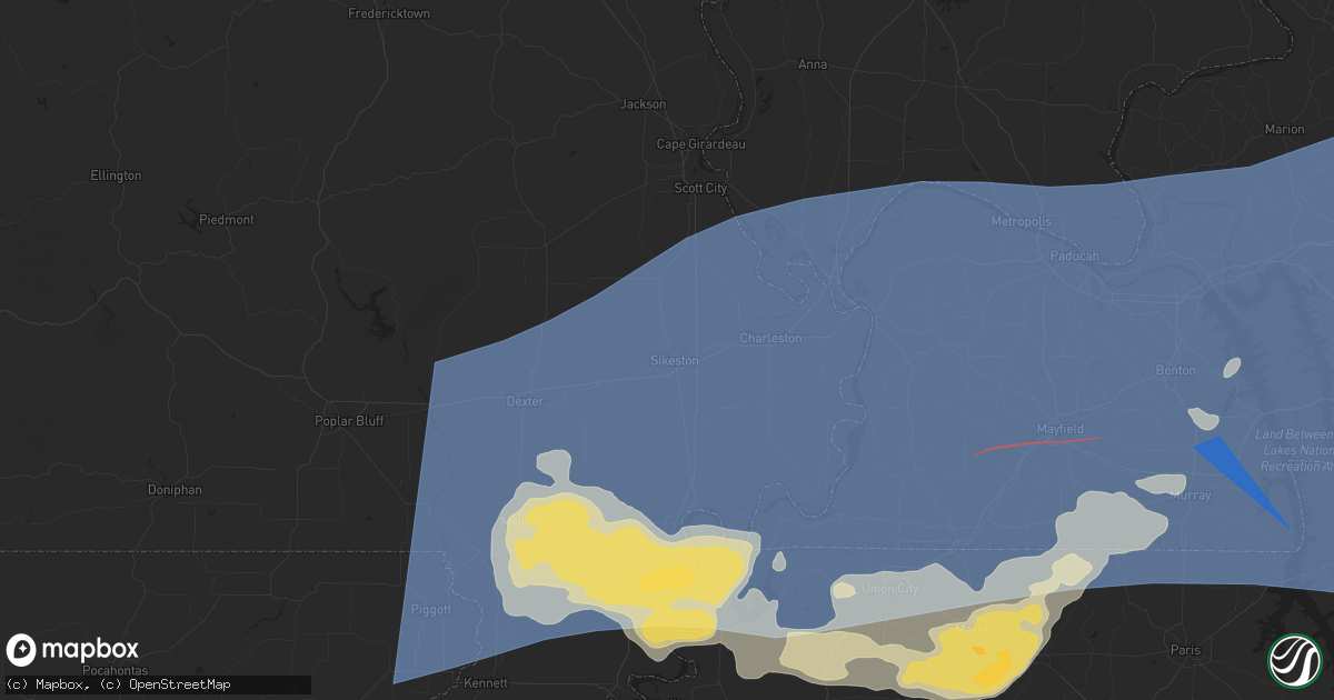 Hail map in Sikeston, MO on May 26, 2024