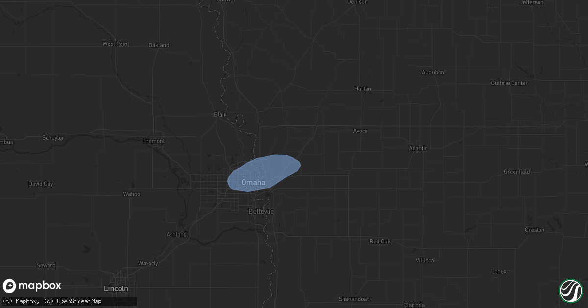 Hail map in Underwood, IA on May 26, 2024