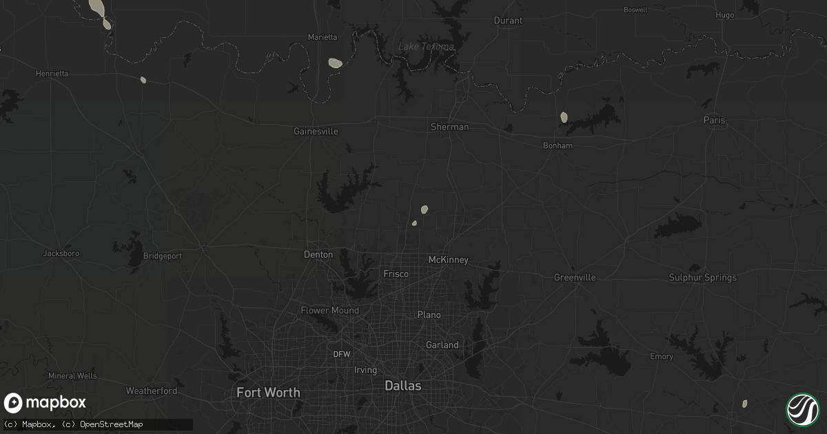 Hail map in Celina, TX on May 26, 2026