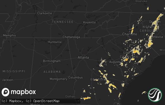 Hail map preview on 05-27-2011