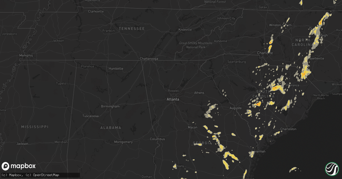 Hail map on May 27, 2011