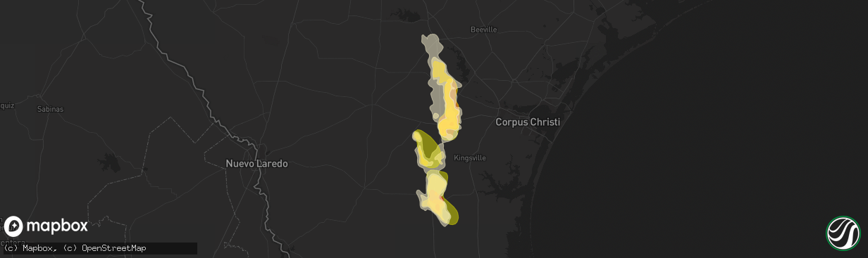 Hail map in Alice, TX on May 27, 2014