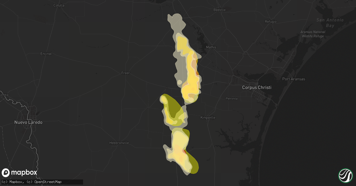 Hail map in Alice, TX on May 27, 2014