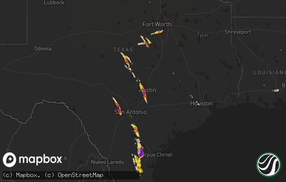 Hail map preview on 05-27-2014