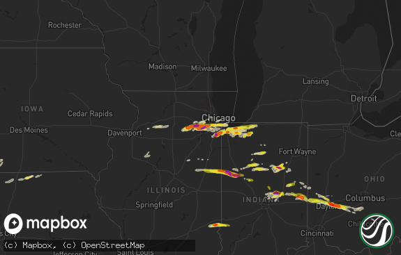 Hail map preview on 05-27-2019