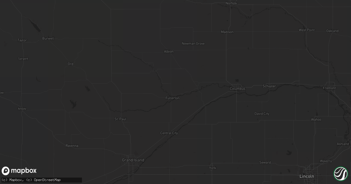 Hail map in Hulett, WY on May 27, 2023