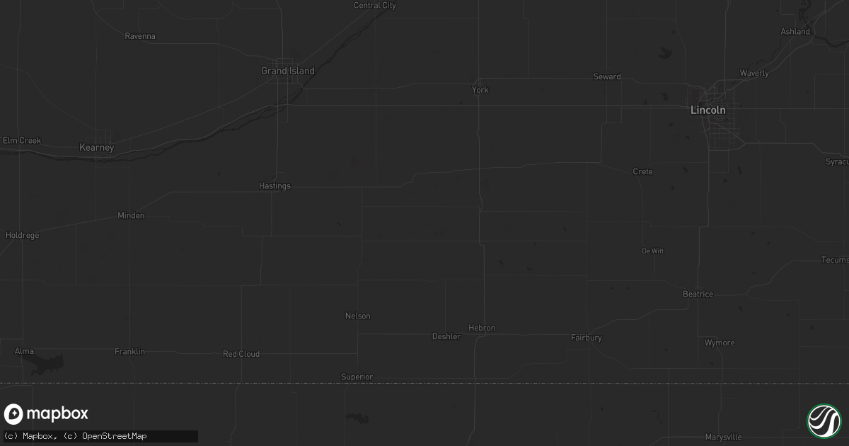 Hail map in Walls, MS on May 27, 2023