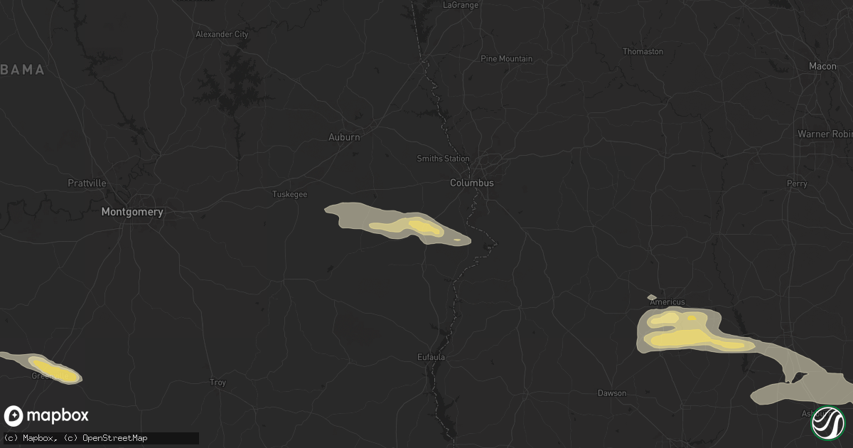 Hail map in Seale, AL on May 27, 2024