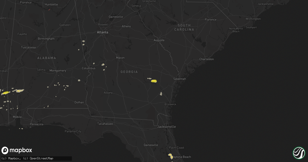 Hail map on May 27, 2025