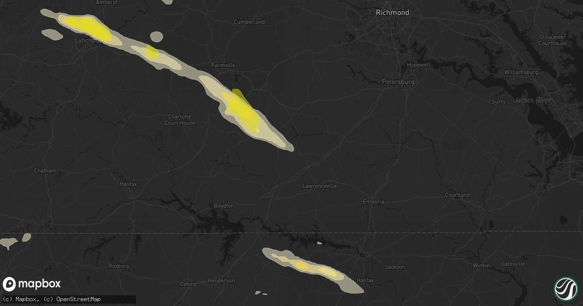 Hail map in Dundas, VA on May 27, 2026