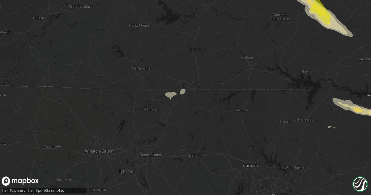 Hail map in Pelham, NC on May 27, 2026