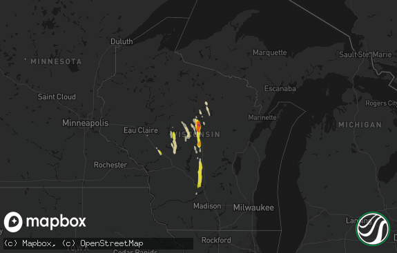 Hail map preview on 05-27-2026