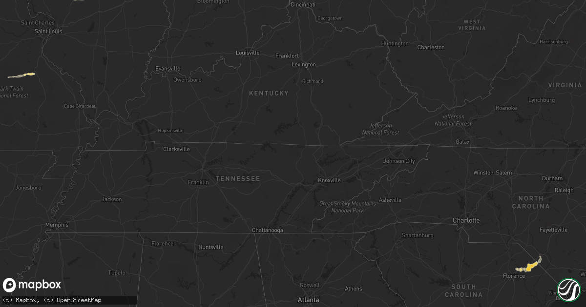 Hail map in Indiana on May 28, 2011