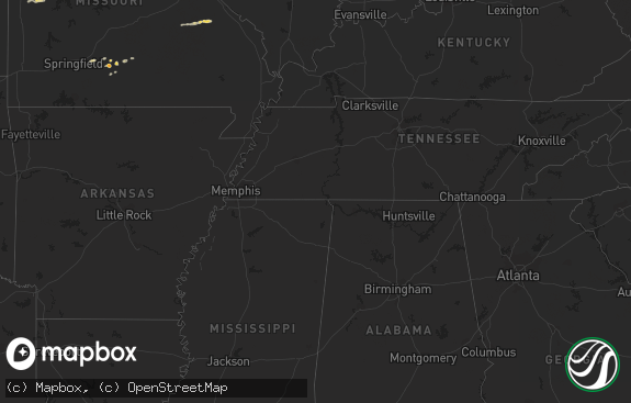 Hail map preview on 05-28-2011