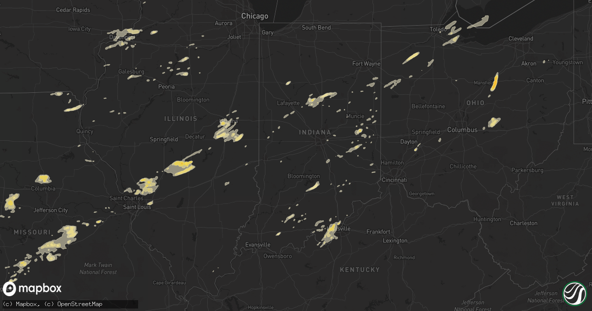 Hail map in Vermont on May 28, 2012