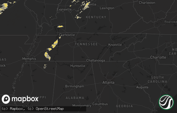 Hail map preview on 05-28-2012