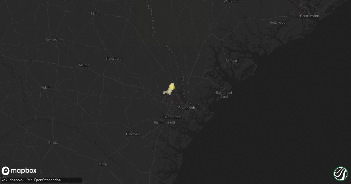 Hail map in Port Wentworth, GA on May 28, 2014