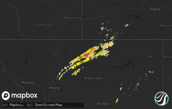 Hail map preview on 05-28-2014