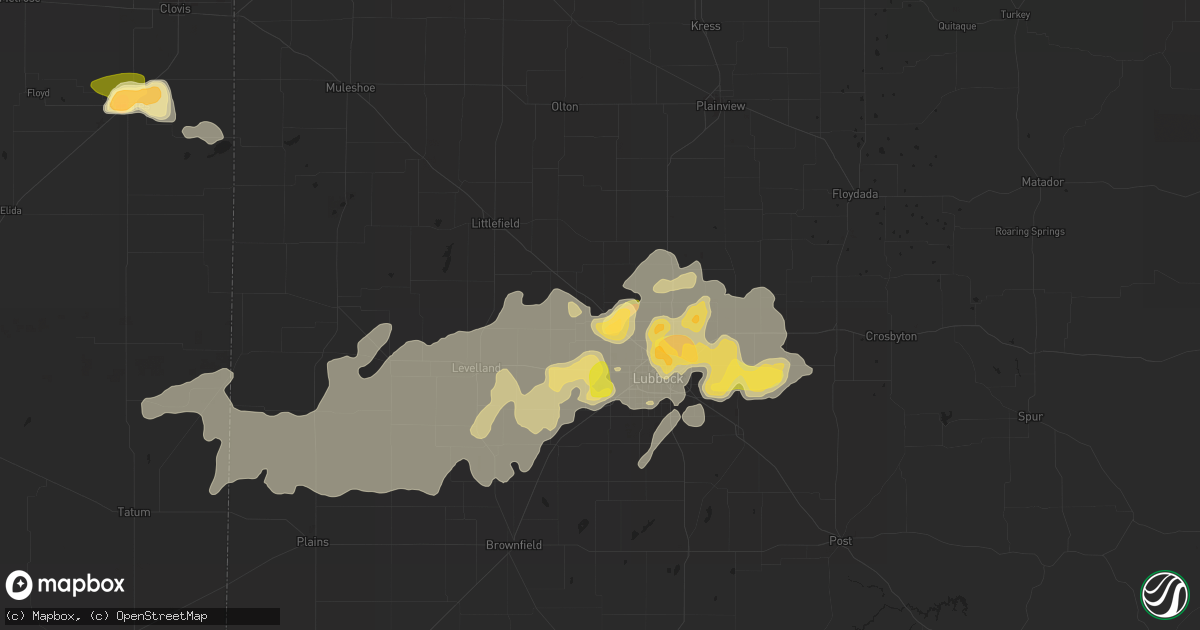 Hail map in Shallowater, TX on May 28, 2015
