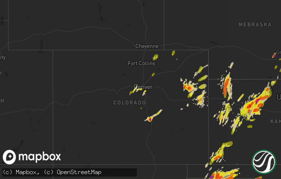 Hail map preview on 05-28-2018