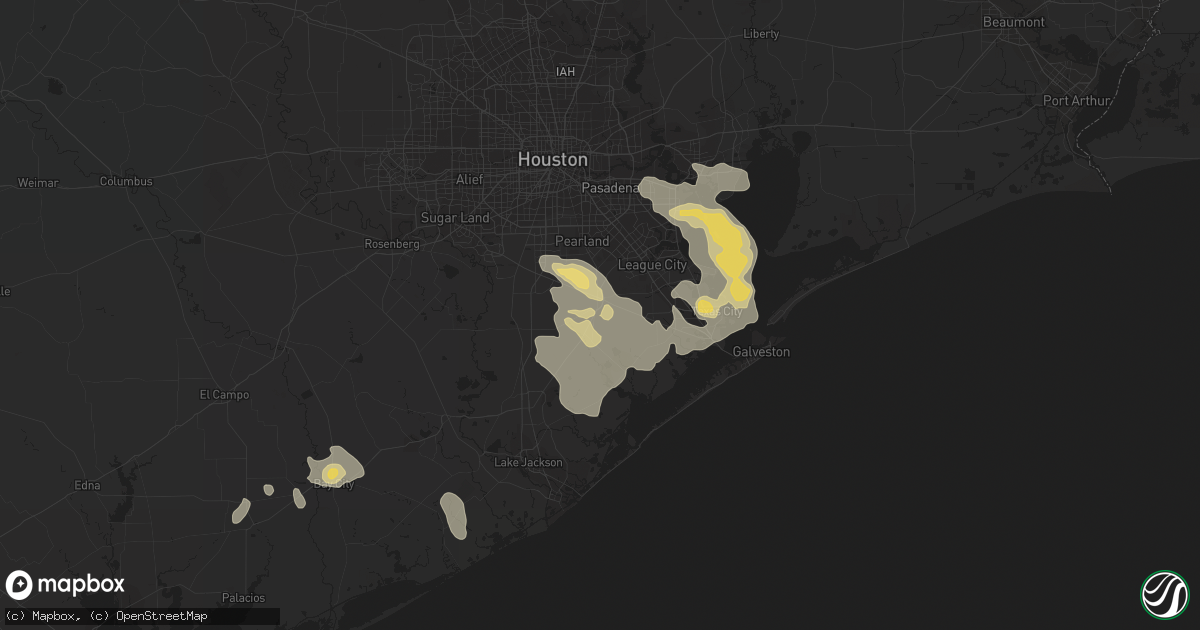 Hail map in Alvin, TX on May 28, 2020