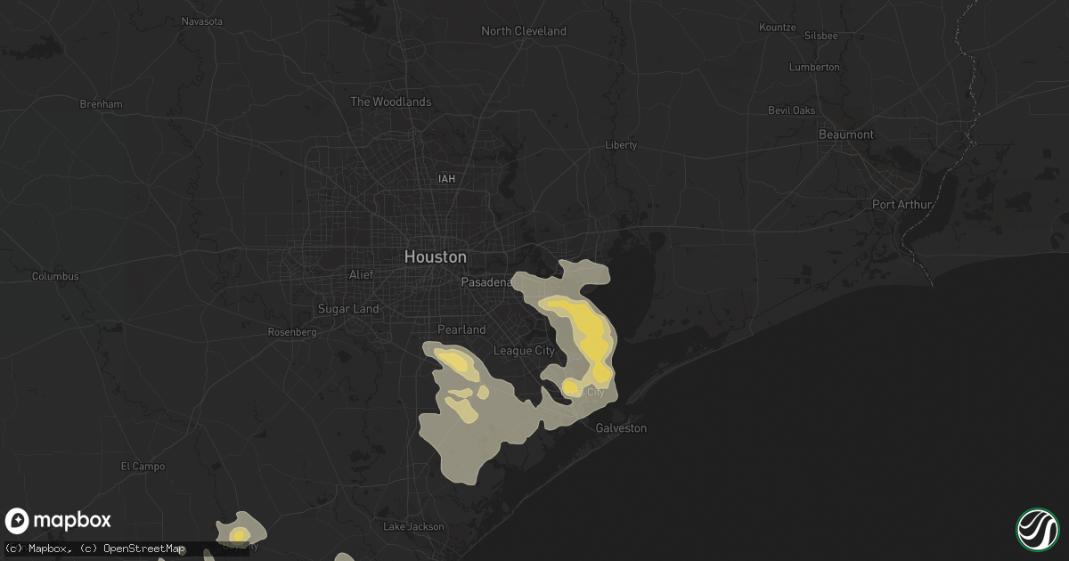 Hail map in La Porte, TX on May 28, 2020