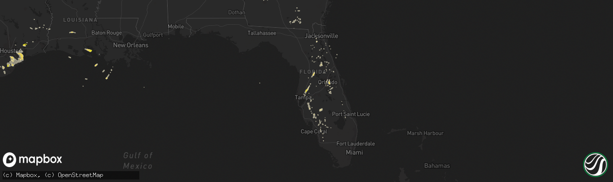 Hail map on May 28, 2020