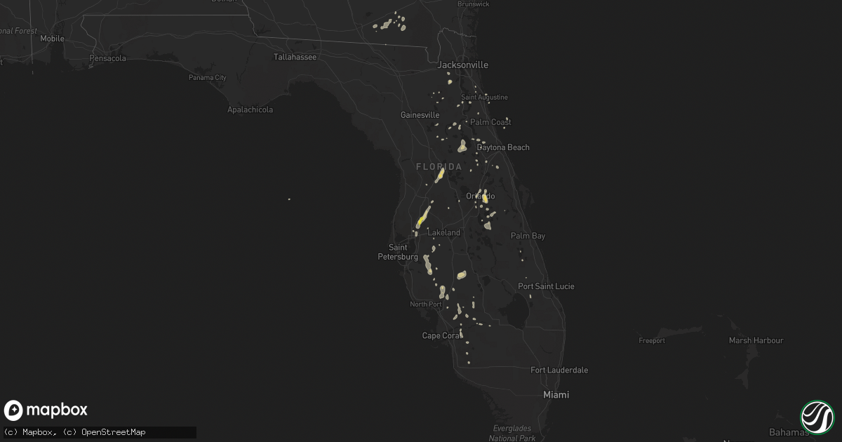 Hail map on May 28, 2020