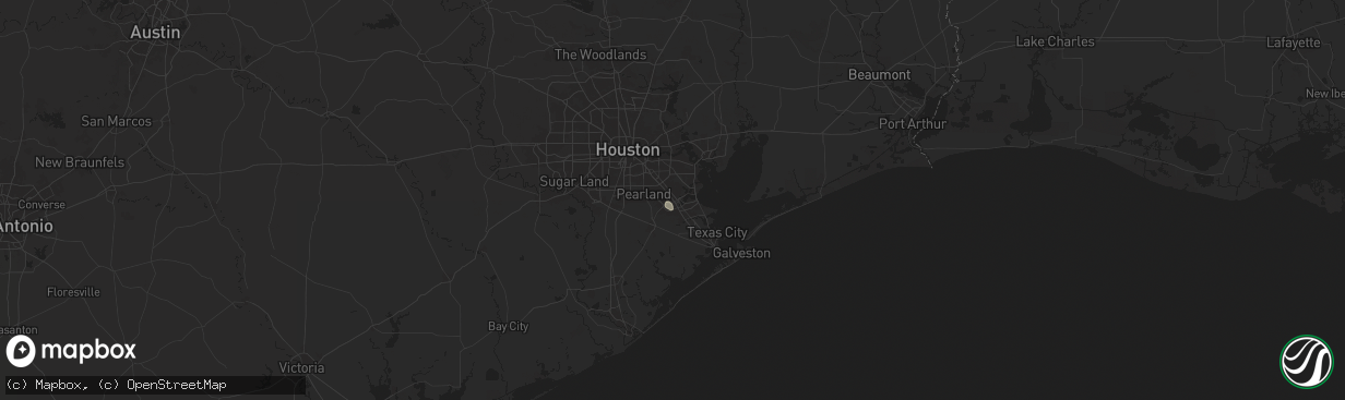 Hail map in Webster, TX on May 28, 2025