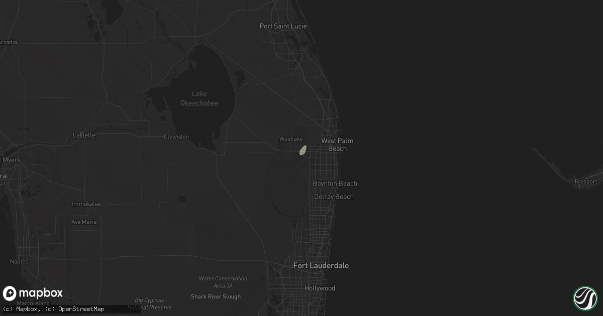 Hail map in Wellington, FL on May 28, 2025